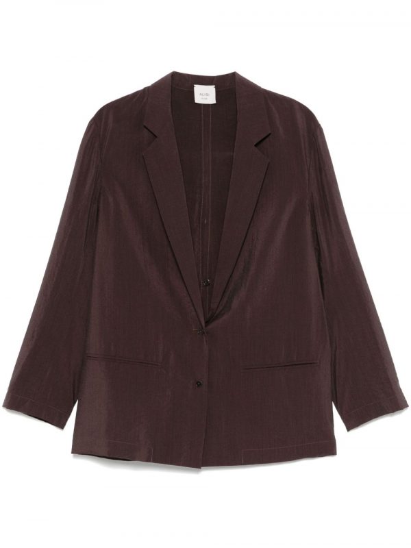 BLAZER MONOPETTO IN TELA DI SETA