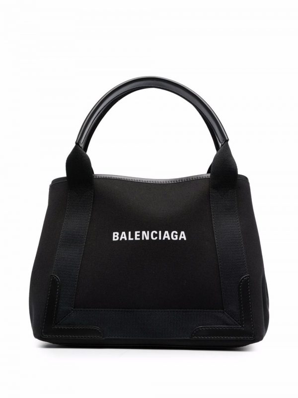 BORSA NAVY CABAS PICCOLA IN CANVAS