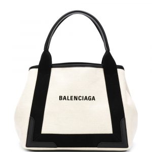 BORSA NAVY CABAS PICCOLA IN CANVAS