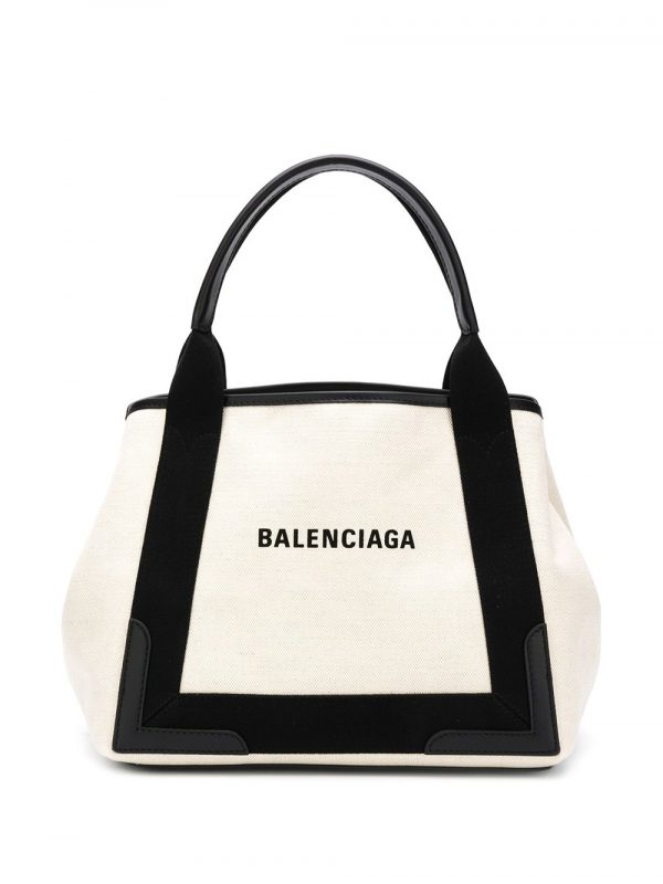 BORSA NAVY CABAS PICCOLA IN CANVAS