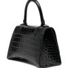 BORSA HOURGLASS PICCOLA IN PELLE — изображение 3
