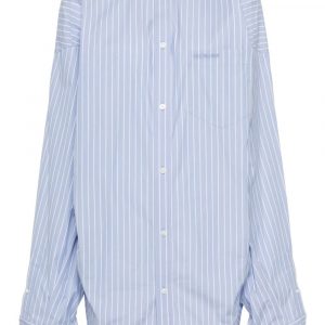 CAMICIA RIGATA IN COTONE