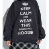 FELPA KEEP CALM IN COTONE — изображение 5
