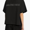 T-SHIRT CROPPED BACK STRASS IN COTONE — изображение 2