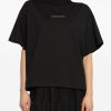 T-SHIRT CROPPED BACK STRASS IN COTONE — изображение 5