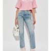 T-SHIRT CROPPED IN COTONE ORGANICO CON LOGO — изображение 5