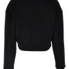 FELPA CROPPED IN COTONE ORGANICO CON LOGO — изображение 2