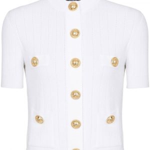 CARDIGAN GIROCOLLO CON BOTTONI