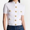 CARDIGAN GIROCOLLO CON BOTTONI — изображение 4