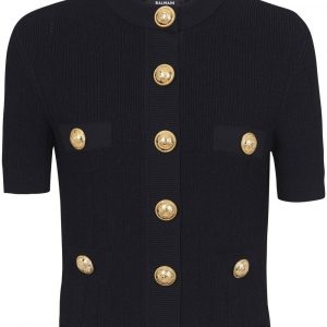 CARDIGAN GIROCOLLO CON BOTTONI