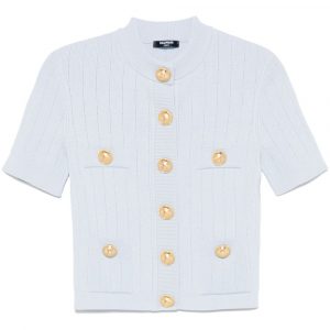 CARDIGAN GIROCOLLO CON BOTTONI