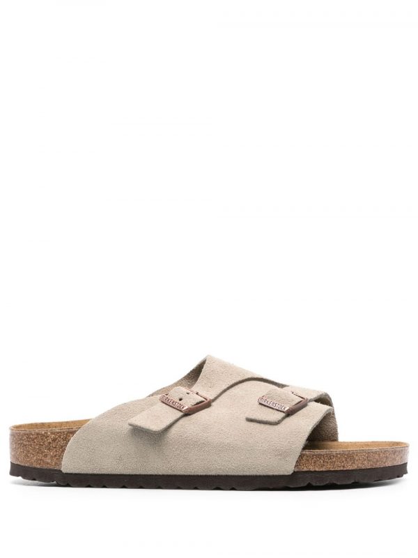 SANDALO ZURICH IN PELLE SCAMOSCIATA
