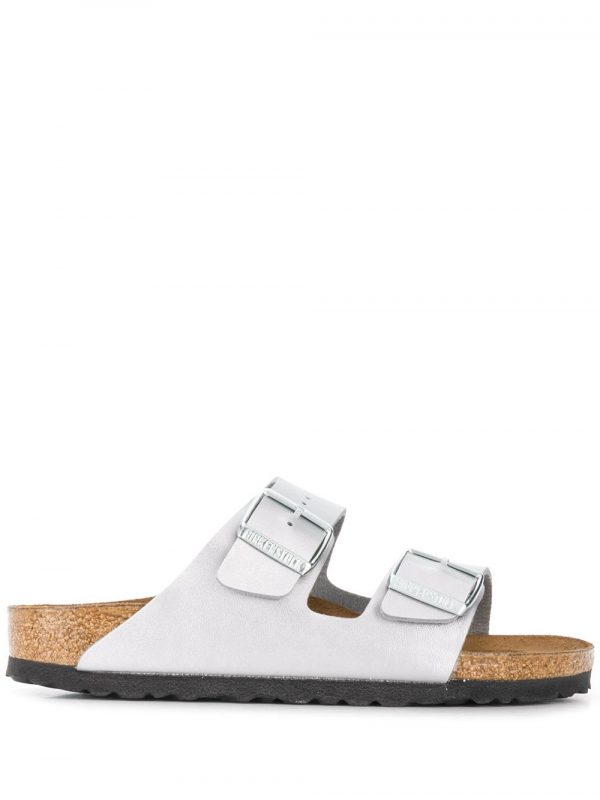 SANDALO ARIZONA BIRKO FLOR IN PELLE