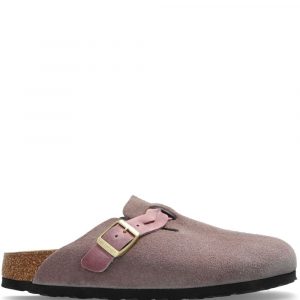SLIPPER BOSTON IN PELLE SCAMOSCIATA