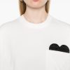 T-SHIRT IN COTONE CON CUORE — изображение 5