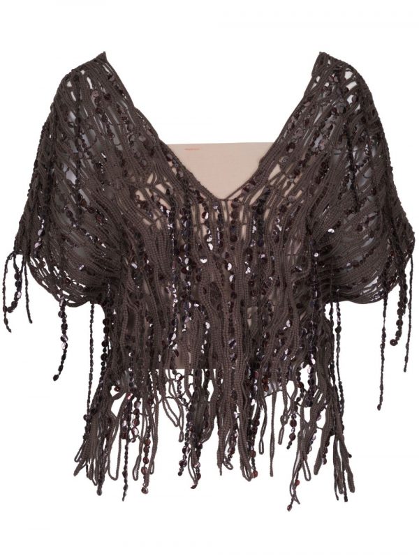 TOP IN MAGLIA RICAMATO