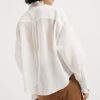 CAMICIA IN ORGANZA DI COTONE CON RICAMO — изображение 5