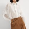 CAMICIA IN ORGANZA DI COTONE CON RICAMO — изображение 6
