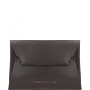 POCHETTE DUO IN PELLE