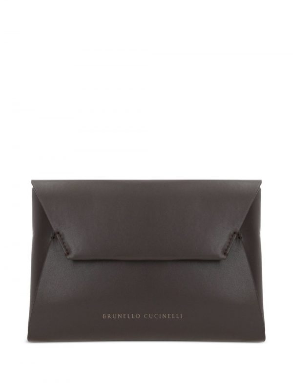 POCHETTE DUO IN PELLE