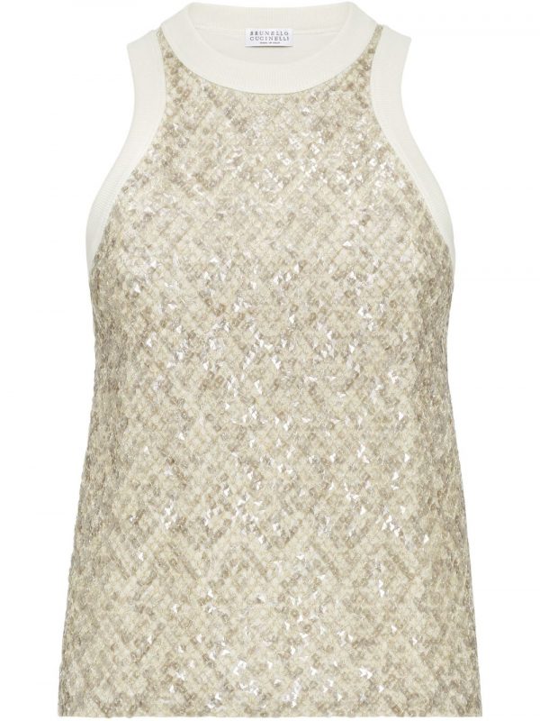TOP IN COTONE RICAMATO