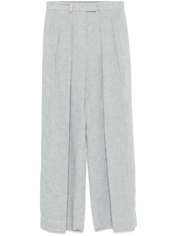 PANTALONE AMPIO IN LINO