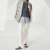 CAMICIA RIGATA IN LINO — изображение 4