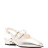 BALLERINA PECHE IN PELLE LAMINATA — изображение 4