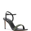 SANDALO CON TACCO IN PELLE — изображение 3