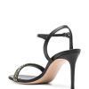 SANDALO CON TACCO IN PELLE — изображение 4