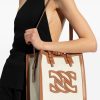 BORSA IN CANVAS E PELLE — изображение 6