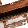 BORSA TOTE IN CAVNAS E PELLE — изображение 4