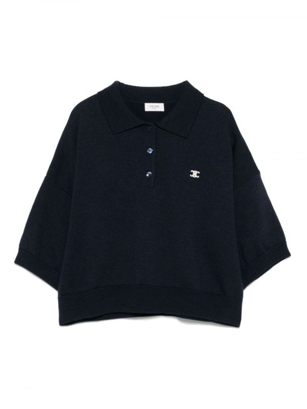 POLO CROPPED IN LANA