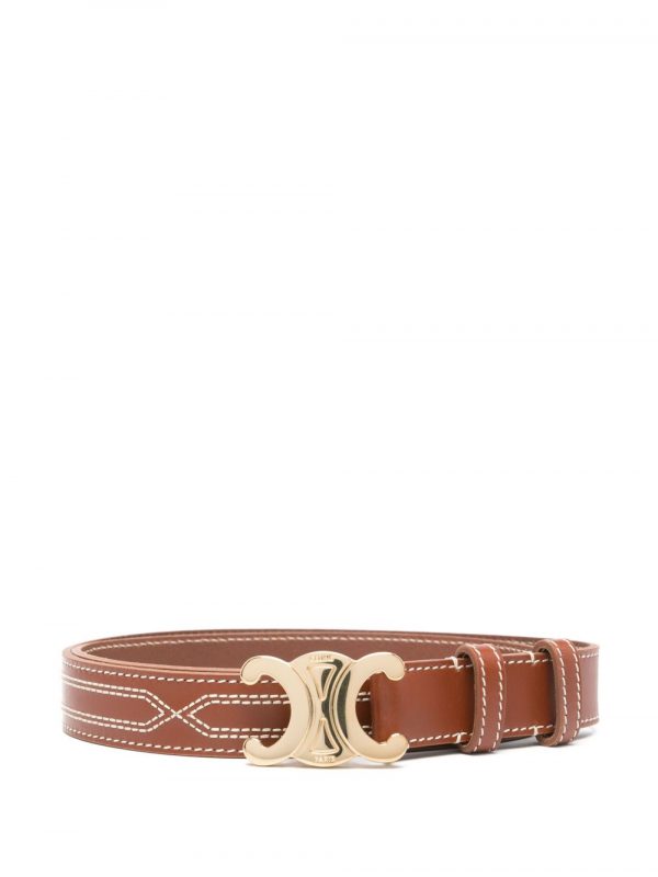 CINTURA TRIOMPHE MEDIA IN PELLE