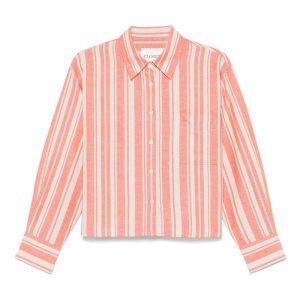 CAMICIA RIGATA IN LINO COTONE