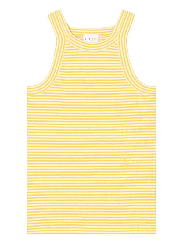 TOP IN COTONE ORGANICO RIGATO