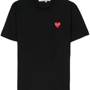 T-SHIRT RED HEART IN COTONE