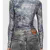 TOP COLLO ALTO STAMPATO — изображение 3
