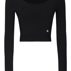 TOP IN MAGLIA DI COTONE