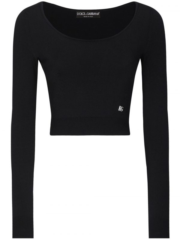 TOP IN MAGLIA DI COTONE