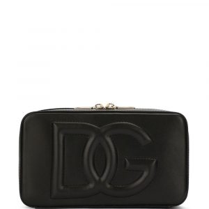 CAMERA BAG DG LOGO PICCOLA IN PELLE