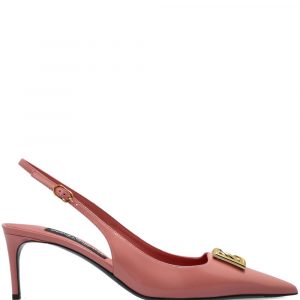 DECOLLETÉ SLINGBACK DG LOGO IN PELLE