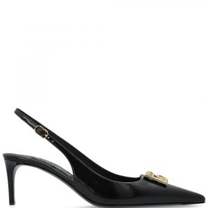 DECOLLETÉ SLINGBACK DG LOGO IN PELLE