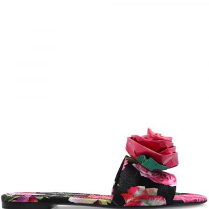 SANDALO IN BROCCATO STAMPATO