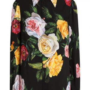 CAMICIA IN SETA STAMPATA