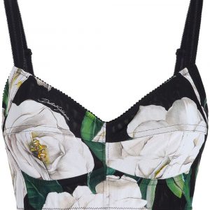 TOP CROPPED STAMPATO