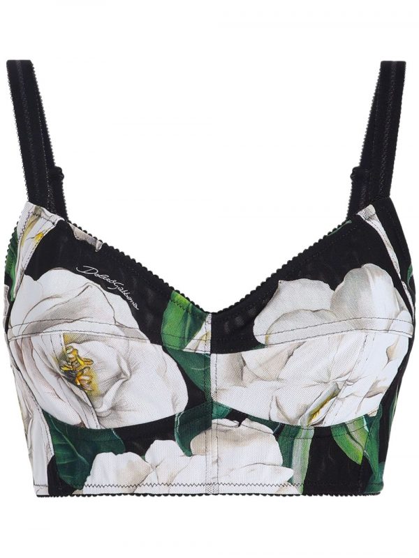 TOP CROPPED STAMPATO