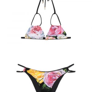 BIKINI A TRIANGOLO STAMPATO