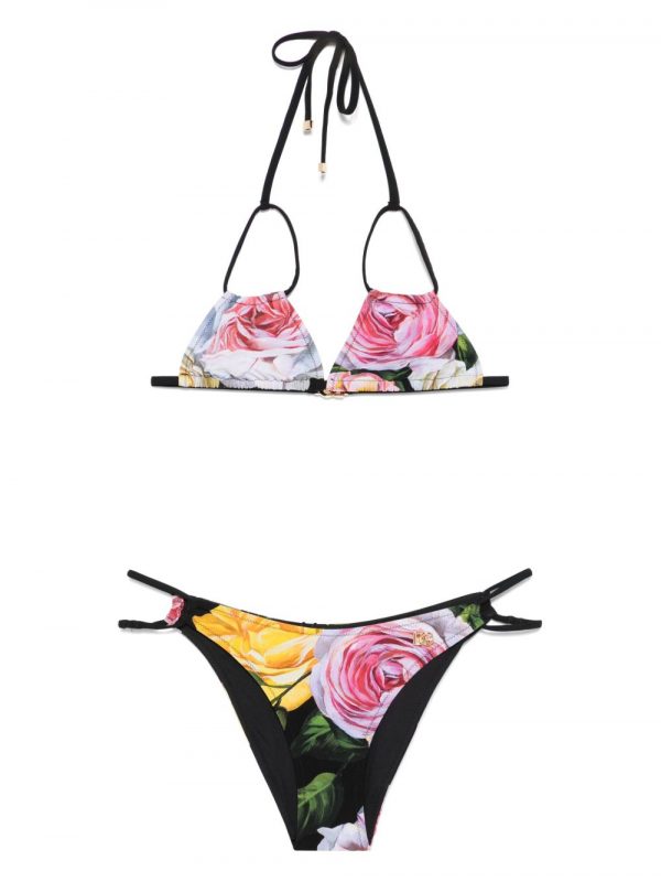 BIKINI A TRIANGOLO STAMPATO