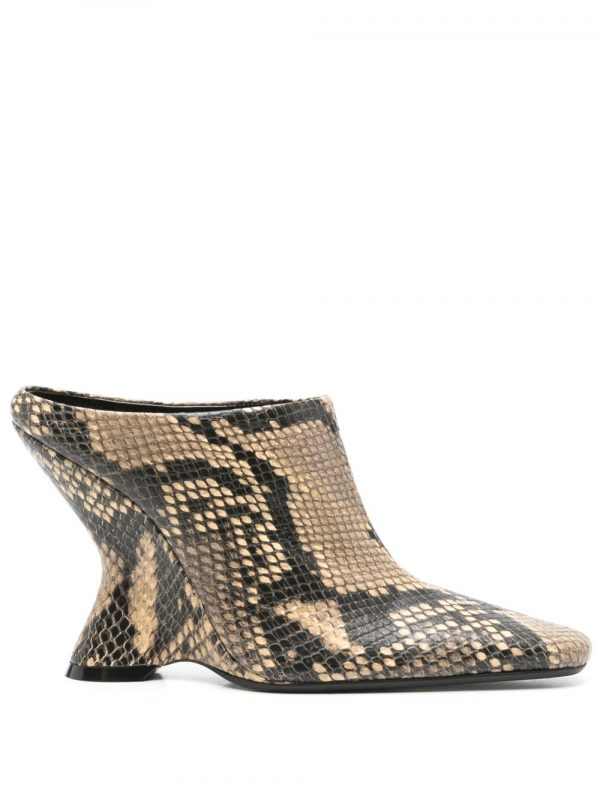 STIVALETTO ASIMMETRICO IN PELLE